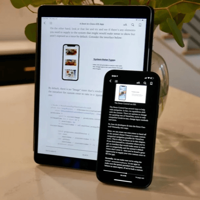 SwiftUI Mega Bundle shown on iPad and iPhone